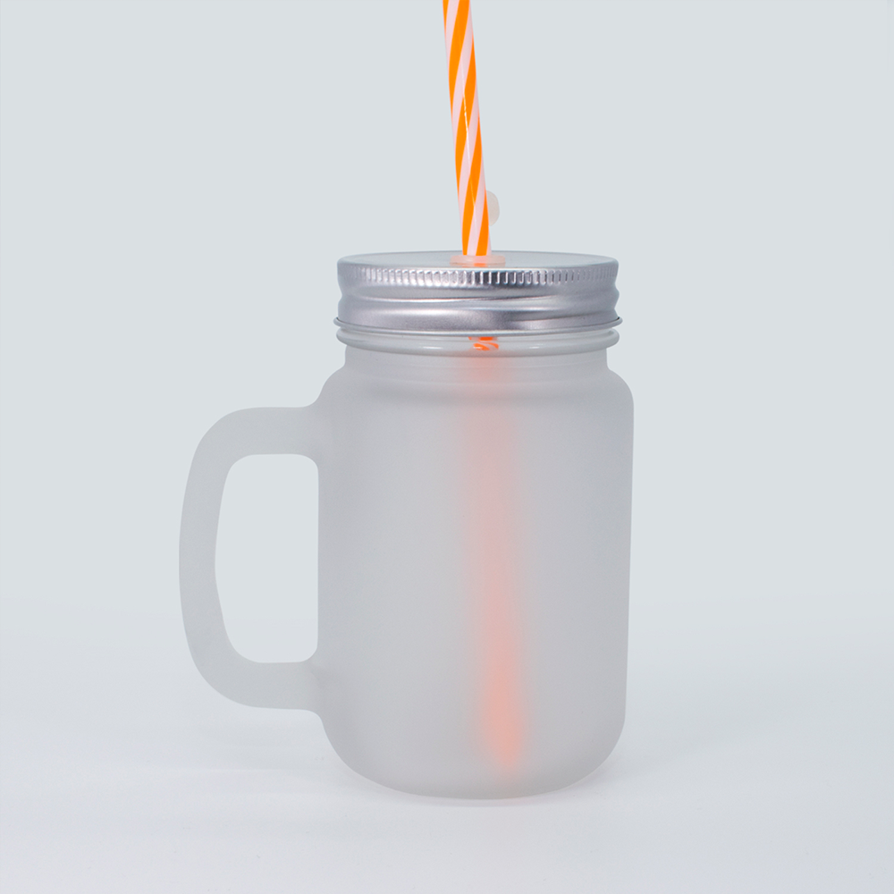 FRASCO CON TAPA Y BOMBILLA 14 OZ