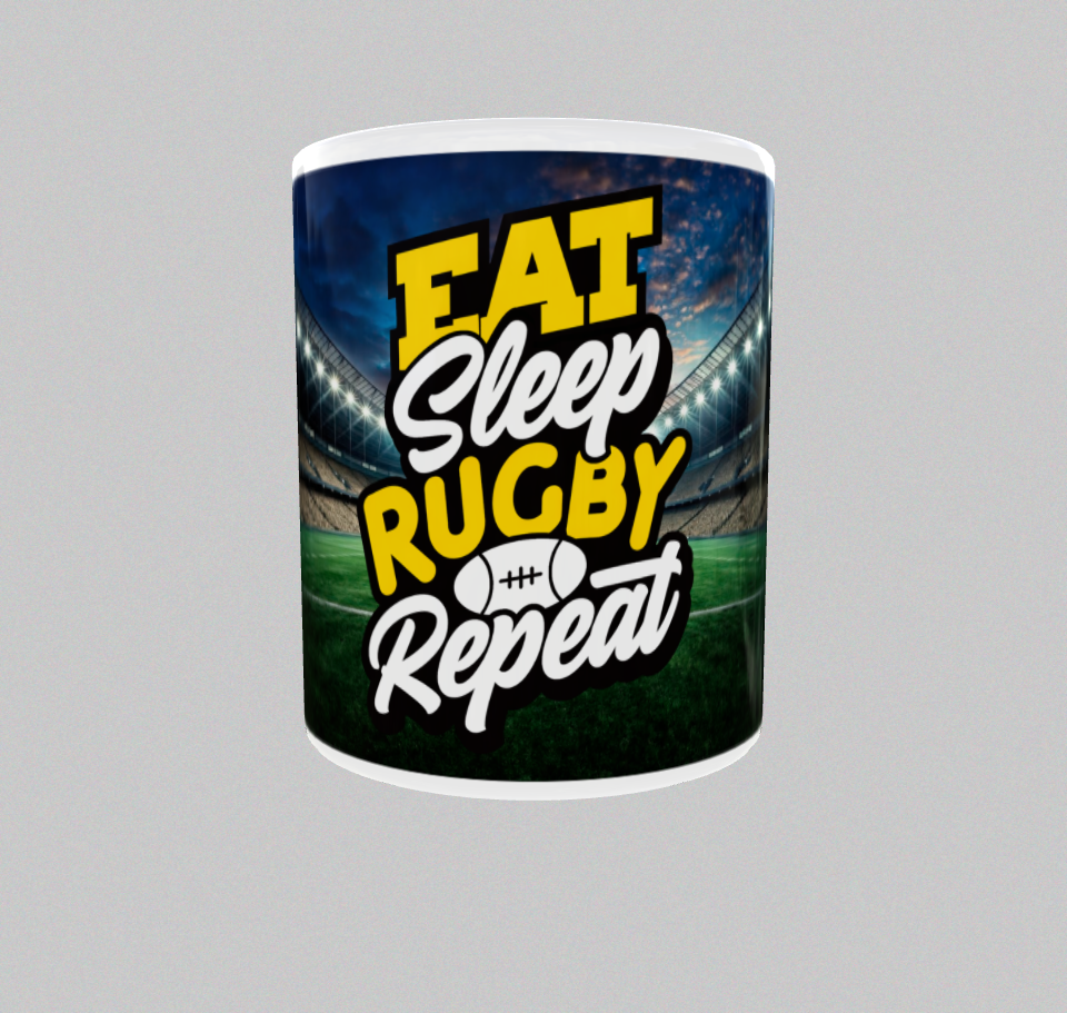 RUGBY - EAT, SLEEP, RUGBY, REPEAT