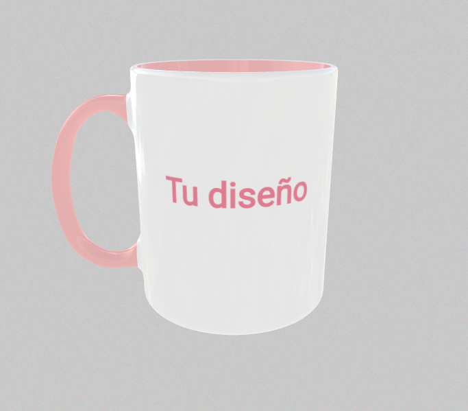 TAZA PERSONALIZADA - ROSADA